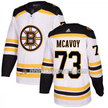 Boston Bruins Dresy Charlie McAvoy 73 Bílá 2017-2018 Adidas Authentic - Pánské Boston Bruins Dresy Charlie McAvoy 73 Bílá 2017-2018 Adidas Authentic - Pánské